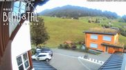 Archived webcam image showing Elisabeth Guesthouse, Hirschegg on 28 Aug 2026 at 07:22
