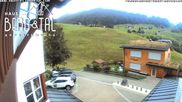 Archived webcam image showing Elisabeth Guesthouse, Hirschegg on 28 Aug 2026 at 08:22