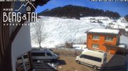 Archived webcam image showing Elisabeth Guesthouse, Hirschegg on 26 Feb 2026 at 12:56
