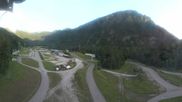 Archiviertes Webcam Bild: Biathlonstadion Ruhpolding: Panorama Chiemgau Arena am 12.07.2026 um 06:23 Uhr