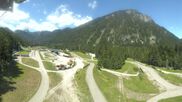 Archiviertes Webcam Bild: Biathlonstadion Ruhpolding: Panorama Chiemgau Arena am 12.07.2026 um 12:23 Uhr