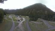 Archiviertes Webcam Bild: Biathlonstadion Ruhpolding: Panorama Chiemgau Arena am 10.10.2026 um 08:36 Uhr