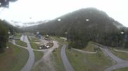 Archiviertes Webcam Bild: Biathlonstadion Ruhpolding: Panorama Chiemgau Arena am 10.10.2026 um 16:36 Uhr