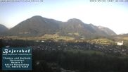 Archived webcam image showing View to Ruhpolding ("Bojernhof") on 26 May 2026 at 06:08