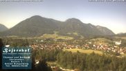Archived webcam image showing View to Ruhpolding ("Bojernhof") on 26 May 2026 at 08:08