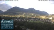Archived webcam image showing View to Ruhpolding ("Bojernhof") on 4 Jul 2026 at 06:30