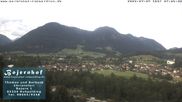 Archived webcam image showing View to Ruhpolding ("Bojernhof") on 4 Jul 2026 at 07:30