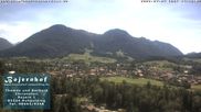 Archived webcam image showing View to Ruhpolding ("Bojernhof") on 4 Jul 2026 at 14:30