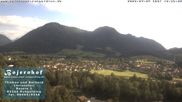Archived webcam image showing View to Ruhpolding ("Bojernhof") on 4 Jul 2026 at 18:30