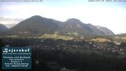 Archived webcam image showing View to Ruhpolding ("Bojernhof") on 12 Jul 2026 at 07:19