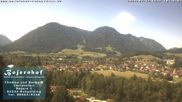 Archived webcam image showing View to Ruhpolding ("Bojernhof") on 12 Jul 2026 at 10:19