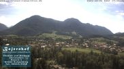 Archived webcam image showing View to Ruhpolding ("Bojernhof") on 26 Aug 2026 at 14:16