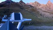Archived webcam image showing Grand Tourmalet - Espade and Béarnais on 15 Sep 2026 at 07:46