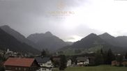 Archived webcam image showing Hotel Sonnenburg - Nebelhorn on 28 Aug 2026 at 08:23