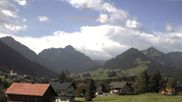 Archived webcam image showing Hotel Sonnenburg - Nebelhorn on 28 Aug 2026 at 10:23