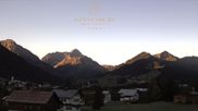 Archived webcam image showing Hotel Sonnenburg - Nebelhorn on 13 Oct 2026 at 08:50
