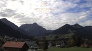 Archived webcam image showing Hotel Sonnenburg - Nebelhorn on 13 Oct 2026 at 10:50