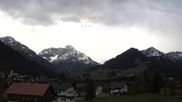 Archived webcam image showing Hotel Sonnenburg - Nebelhorn on 23 Oct 2026 at 18:24