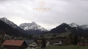 Archived webcam image showing Hotel Sonnenburg - Nebelhorn on 23 Oct 2026 at 10:24