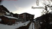 Archived webcam image showing Mittelberg, Hotel Alpenstueble on 5 Apr 2026 at 07:53