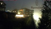 Archived webcam image showing Mittelberg, Hotel Alpenstueble on 12 Apr 2026 at 22:45