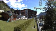 Archived webcam image showing Mittelberg, Hotel Alpenstueble on 18 Jun 2026 at 10:26