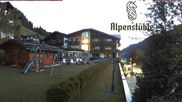 Archived webcam image showing Mittelberg, Hotel Alpenstueble on 13 Oct 2026 at 07:50