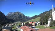 Archived webcam image showing "Alte Krone" Hotel on 12 Jul 2026 at 08:22