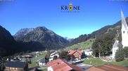 Archived webcam image showing "Alte Krone" Hotel on 8 Aug 2026 at 08:35