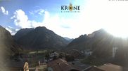 Archived webcam image showing "Alte Krone" Hotel on 8 Aug 2026 at 18:35