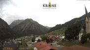 Archived webcam image showing "Alte Krone" Hotel on 28 Aug 2026 at 08:42