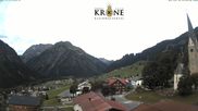 Archiviertes Webcam Bild: Hotel Alte Krone, Mittelberg am 30.08.2026 um 07:39 Uhr