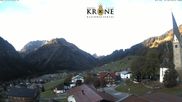 Archiviertes Webcam Bild: Hotel Alte Krone, Mittelberg am 15.10.2026 um 08:49 Uhr