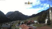 Archived webcam image showing "Alte Krone" Hotel on 13 Oct 2026 at 10:00