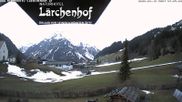 Archiviertes Webcam Bild: Lärchenhof Hotel, Mittelberg am 12.04.2026 um 07:54 Uhr