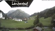 Archived webcam image showing Lärchenhof Naturhotel on 28 Aug 2026 at 08:22