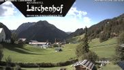 Archived webcam image showing Lärchenhof Naturhotel on 28 Aug 2026 at 10:22