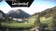 Archived webcam image showing Lärchenhof Naturhotel on 8 Sep 2026 at 08:45