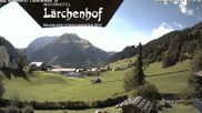 Archived webcam image showing Lärchenhof Naturhotel on 8 Sep 2026 at 12:45