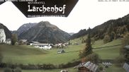 Archived webcam image showing Lärchenhof Naturhotel on 13 Oct 2026 at 12:50