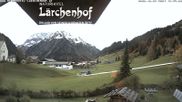 Archived webcam image showing Lärchenhof Naturhotel on 23 Oct 2026 at 14:47