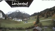Archived webcam image showing Lärchenhof Naturhotel on 23 Oct 2026 at 12:47