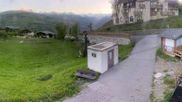 Archived webcam image showing La Plagne - Base station chairlift Montchavin on 21 May 2026 at 06:13