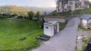 Archived webcam image showing La Plagne - Base station chairlift Montchavin on 21 May 2026 at 07:13