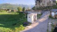 Archived webcam image showing La Plagne - Base station chairlift Montchavin on 21 May 2026 at 08:13
