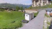 Archived webcam image showing La Plagne - Base station chairlift Montchavin on 21 May 2026 at 16:13