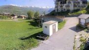 Archived webcam image showing La Plagne - Base station chairlift Montchavin on 21 May 2026 at 10:13