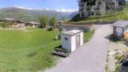 Archived webcam image showing La Plagne - Base station chairlift Montchavin on 21 May 2026 at 12:13