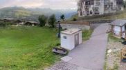 Archived webcam image showing La Plagne - Base station chairlift Montchavin on 26 Jun 2026 at 06:21