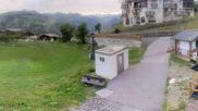 Archived webcam image showing La Plagne - Base station chairlift Montchavin on 26 Jun 2026 at 07:21